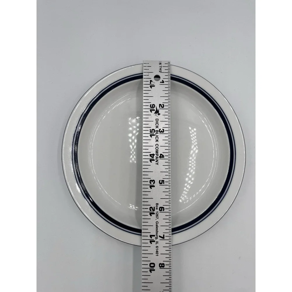 Dansk Bistro Christianshavn Blue Bread & Butter Plate Scandinavian 7 1/4